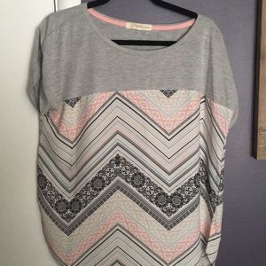 Rewind XL cap sleeve lightweight top